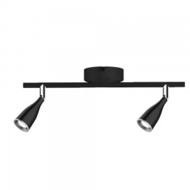 LED zidno plafonska svetiljka 2x4,5W 4000K crna V-TAC