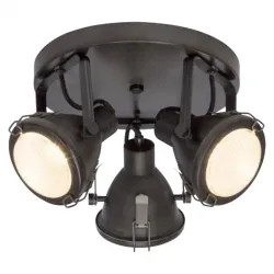 Plafonska lampa Bentli 3xGU10 crna BRILLIANT