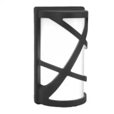 Zidna lampa IP54 mat crna V-TAC