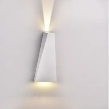 LED zidna lampa 6W 3000K IP65 bela trapezoid V-TAC
