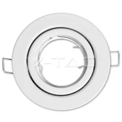Rozetna okrugla od metala V-TAC R74 bele boje