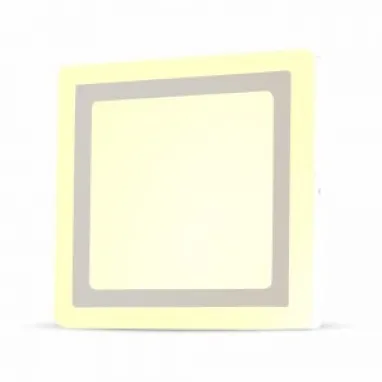 LED panel 12+3W 3000K sa prstenom kvadratni V-TAC