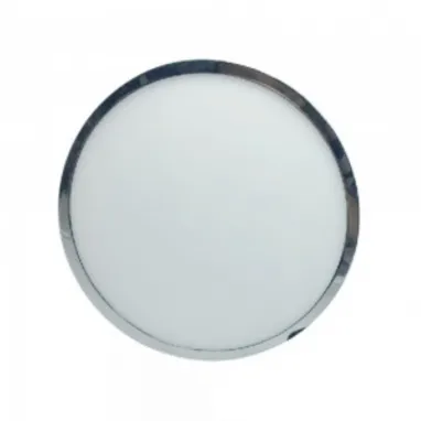 LED panel 12W 6400K hrom okrugli nadgradni V-TAC
