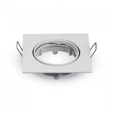 Rozetna kvadratna metal V-TAC bela R74