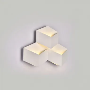 LED zidna dekorativna geometrijska lampa 9W 3000K bela V-TAC