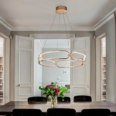 LED luster Colette dimabilni zlatni SCHULLER