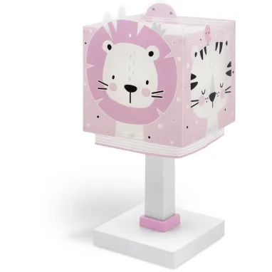 Dečija stona lampa Bebi Džungla roze DALBER