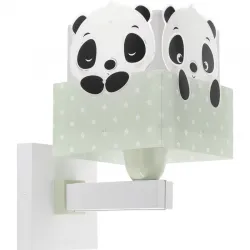 Dečija zidna lampa Panda zelena DALBER