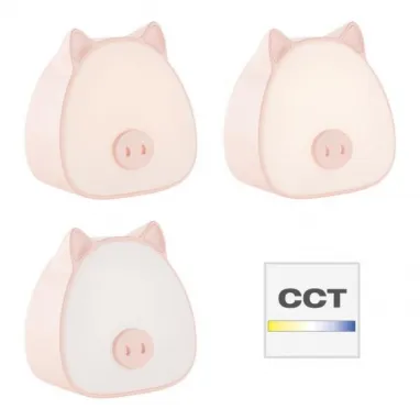 Dečija stona lampa Piglet roze CCT dimabilna BRILLIANT