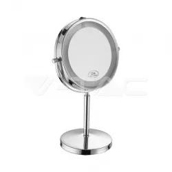 Kupatilsko ogledalo 3W 6400K 3X magnifikacija V-TAC
