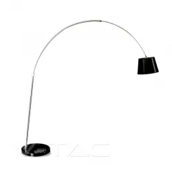 Podna lučna lampa crna V-TAC