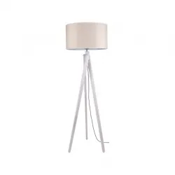 Podna lampa Rune sa abažurom Milena BRITOP bele boje