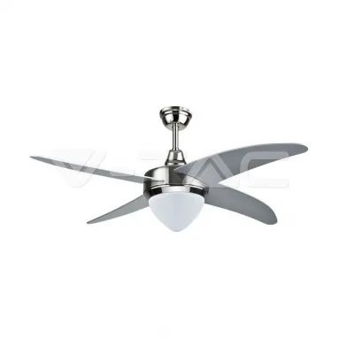 Plafonski luster-ventilator 60W 3-u-1 sivi V-TAC