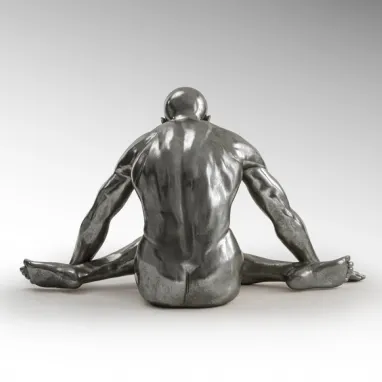 Dekorativna figura Yoga srebrna SCHULLER