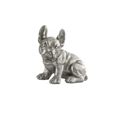 Dekorativna figura Bull Frances srebrni SCHULLER