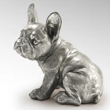 Dekorativna figura Bull Frances srebrni SCHULLER