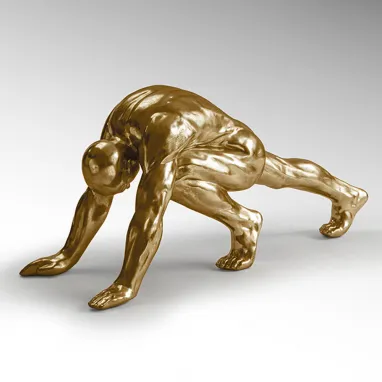 Dekorativna figura Asana zlatna SCHULLER