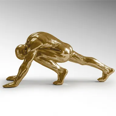 Dekorativna figura Asana zlatna SCHULLER