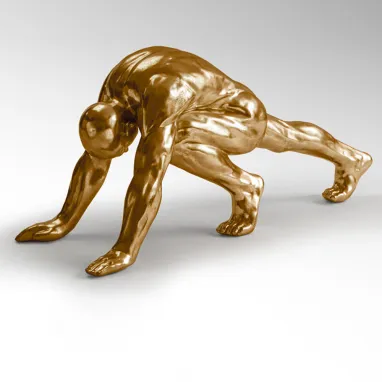 Dekorativna figura Asana zlatna SCHULLER