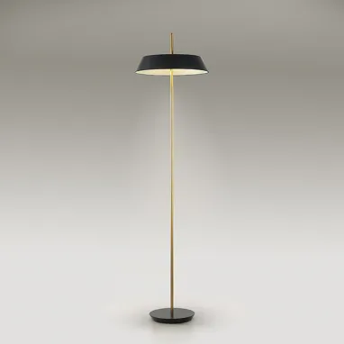 LED podna lampa Vertigo crna