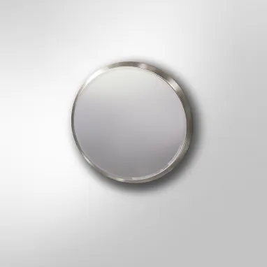 Zidno ogledalo Aries manje okruglo srebrno SCHULLER