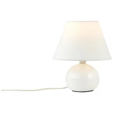 Stona lampa Primo bela BRILLIANT