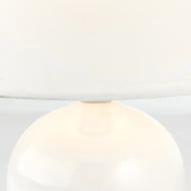 Stona lampa Primo bela BRILLIANT