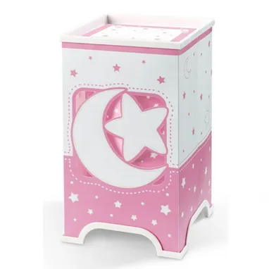 LED stona lampa mesec roze DALBER