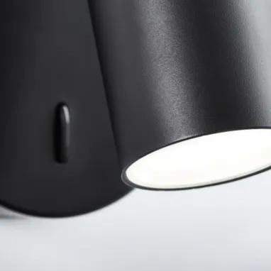 LED zidna svetiljka Soeren crna BRILLIANT