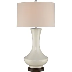 Stona lampa Ivory LESTEAD