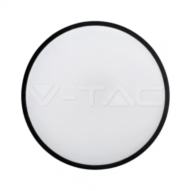 LED plafonjera u IP zaštiti crni obod 18W 3000K V-TAC