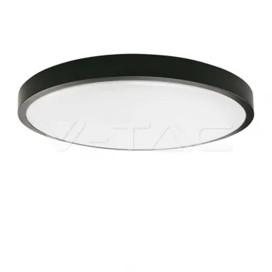 LED plafonjera u IP zaštiti crni obod 18W 4000K V-TAC