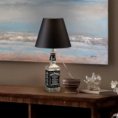 Set za pretvaranje flaša u lampu crni SCHULLER