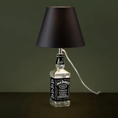 Set za pretvaranje flaša u lampu crni SCHULLER