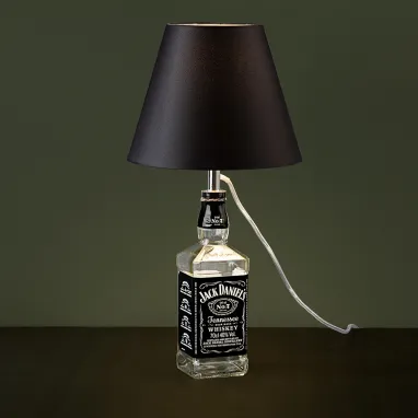 Set za pretvaranje flaša u lampu crni SCHULLER