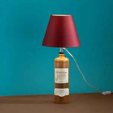 Set za pretvaranje flaša u lampu crveni SCHULLER