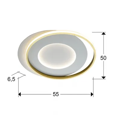 LED plafonska svetiljka Limbos 40W SCHULLER