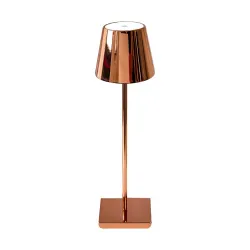 LED stona punjiva lampa zlatna dimabilna 3W 3000K V-TAC