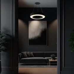 LED luster crni okrugli dimabilni CCT V-TAC