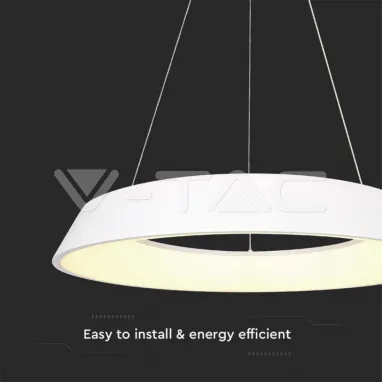 LED luster beli okrugli dimabilni 3000K V-TAC