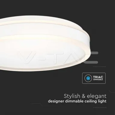 LED plafonjera okrugla dimabilna bela V-TAC