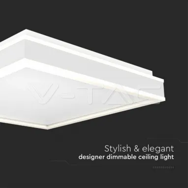 LED plafonjera četvrtasta bela V-TAC