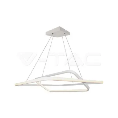LED dimabilni luster beli kvadratni V-TAC
