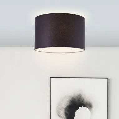 Plafonska svetiljka Esher 35cm crna BRILLIANT
