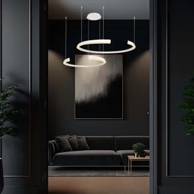 LED dimabilni luster 48W beli V-TAC