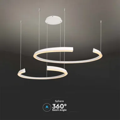 LED dimabilni luster 48W beli V-TAC