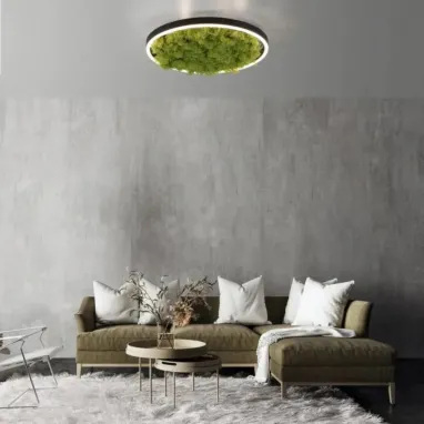 LED plafonska svetiljka sa islandskom mahovinom Green Ritus R400 PAUL NEUHAUS