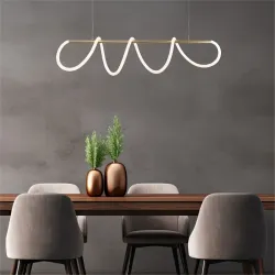 LED luster Balbo 45W linijski zlatni ZUMA LINE