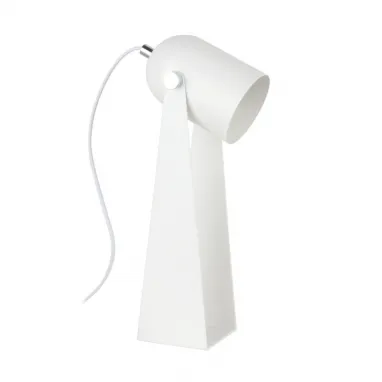 Stona lampa Aries bela ZUMA LINE