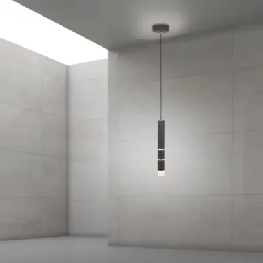 LED visilica Pure Vega crna PAUL NEUHAUS